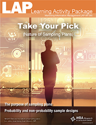 LAP-IM-285, Take Your Pick (Nature of Sampling Plans) (Download) IM:285, LAP-IM-016, Information Management, Marketing