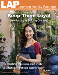 LAP-SE-828, Keep Them Loyal (Key Factors in Building Clientele) (Download) SE:828, LAP-SE-115, Selling